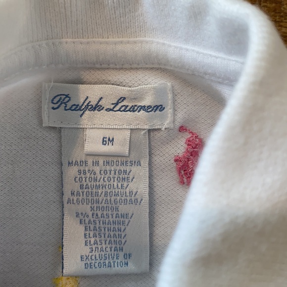 💖 Ralph Lauren Ruffled Polo Dress and Bloomer 👗 - Picture 2 of 9